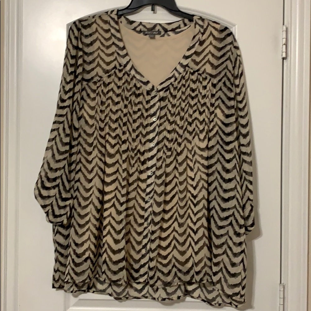 Sheer Top with attached tank under!
